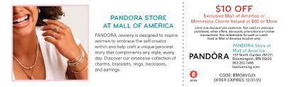 pandora jewelry at mall of america