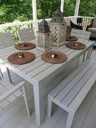 Falster Table Chairs And Bench Outdoor