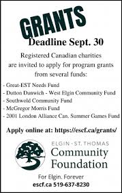 grants deadline sept 30 elgin st