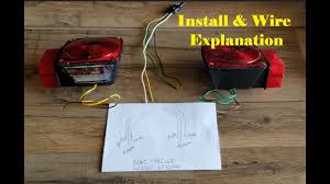 how to wire boat trailer lights wire