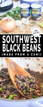 how to make canned black beans taste