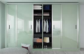 Green Fitted Cupboard In A Modern