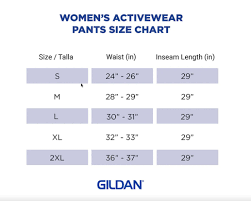 gildan size chart the guide to gildan