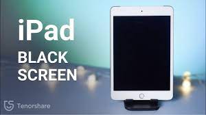 ipad black screen of won t turn