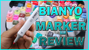 Cheaper Alternative To Copic Markers Bianyo Marker Review Alcohol Based Drawing Markers