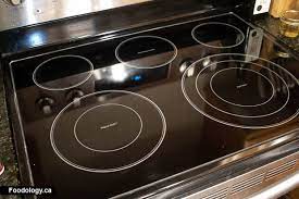 easily cleaning a glass stove top with