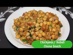 peas snack recipe kabuli chana