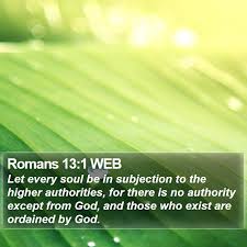 romans 13 1 web let every soul be in
