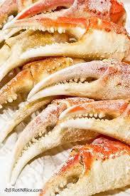 boiled crab claws roti n rice
