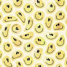 smiley face wallpaper fabric wallpaper