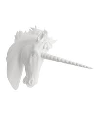 Unicorn Head Hanging Bisc