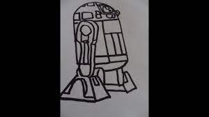 That's the droid you were looking for! Wie Zeichnet Man R2 D2 Von Star Wars Tutorial Youtube