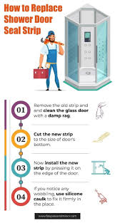 Replace Glass Shower Door Bottom Seal