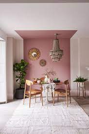 room with dusky pink paint dulux