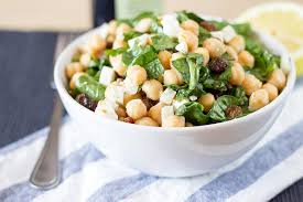 The best spinach salad and dressing recipe which everyone will love. The Amazing Chickpea Spinach Salad Hurrythefoodup Com