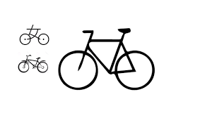 vẽ xe đạp đơn giản cùng bạn bút chì