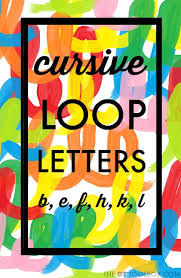 tips to teach loop letters cursive b