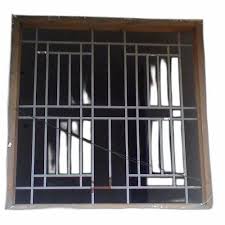 paint mild steel grill window for home
