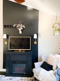 Diy Faux Fireplace With Just Paint