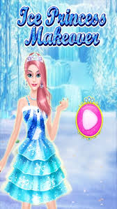 ice princess makeup salon dress up