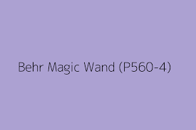 Behr Magic Wand P560 4 Color Hex Code