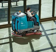 t16 battery ride on floor scrubber