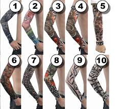 Falešné Tetování Elastický Návlek Na Ruku S 3d Potiskem 20 Motivů