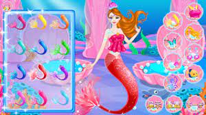 barbie dress up mermaid princess dress