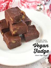 vegan fudge with dairy free condensed