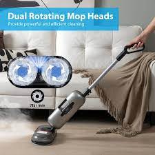 1100w Handheld Detachable Steam Mop With Led Headlights Costway