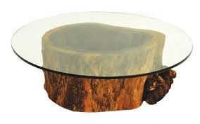 Hollow Tree Trunk Table Coffee Table