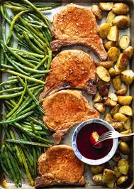 A simple recipe for golden and tender smothered pork chops served in a deliciously creamy and extra flavorful gravy. Sheet Pan Pork Chops Healthy Seasonal Recipes