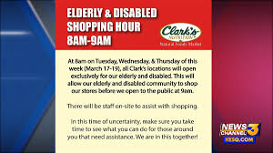 open early exclusively for elderly