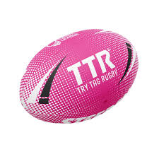 pink steeden ball try rugby