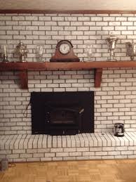 Brick Fireplace Real Milk Paint