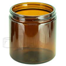 16oz Amber Glass Ss Jar 89 400 Liquid