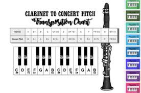 Bb To Concert Pitch Transposition Chart For Clarinet