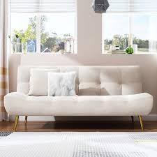 72 White Sleeper Sofa Bed Convertible