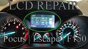 2013 2016 Ford Focus Escape Dash Cluster Lcd Display Problem How To Remove