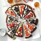 berry patch brownie pizza