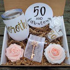 50th birthday gifts for friend female