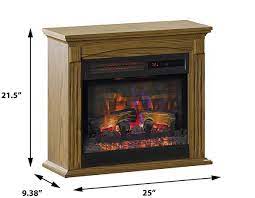 Hamilton Rolling Electric Fireplace