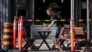 Outdoor Dining In Grey Lockdown Zones