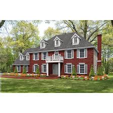 Colonial House Plan 9156 Cl Home