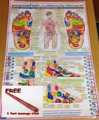 Us 26 68 25 Off Reflexology Thai Foot Massage Health Chart Free Wooden Massage Stick Tool Free Ship In Massage Relaxation From Beauty Health On
