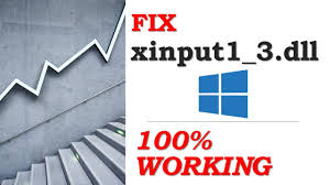 fix xinput1 3 dll is missing windows 10