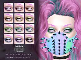 oh my goth pastel eyeshadow