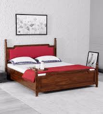 ariana solid wood queen size bed