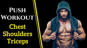 chest shoulder and tricep workout to