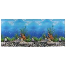 unique bargains aquarium background poster double sided fish tank background decorative paper sticker 40 16 inchx19 69 inch size 40 16 x 19 69